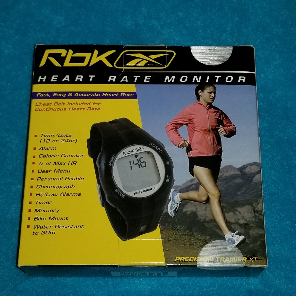 Reebok RBK Precision Trainer XT Heart Rate Monitor With Chest Belt Sensor